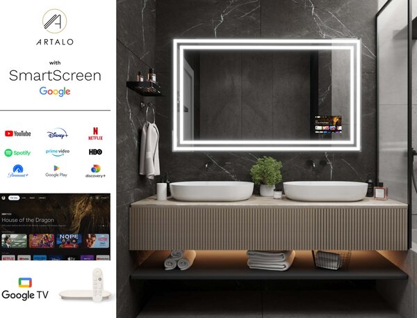 Specchio con LED illuminazione M3 premium