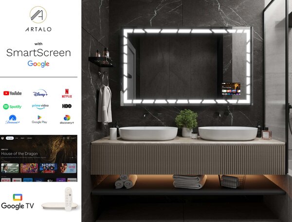 Specchio con LED illuminazione M21 premium