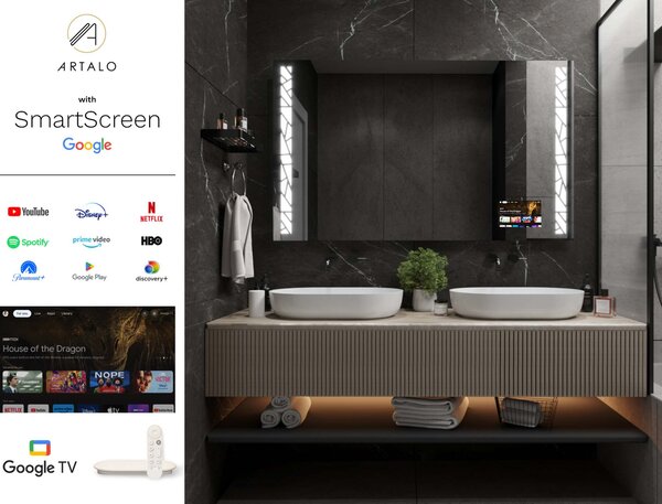Specchio con LED illuminazione M22 premium