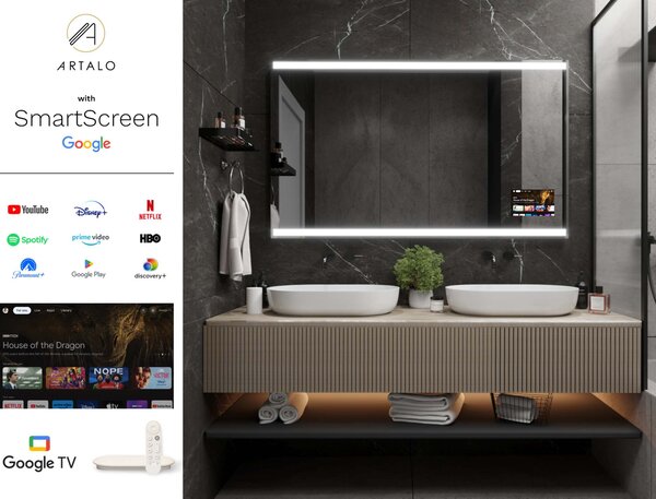 Specchio con LED illuminazione M13 premium