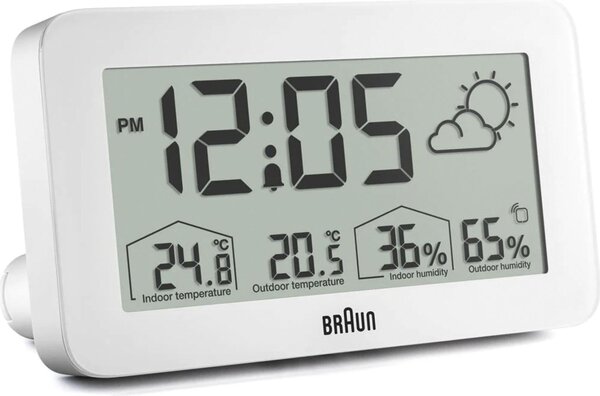 Braun BC 13 W Stazione meteo radio DCF bianco