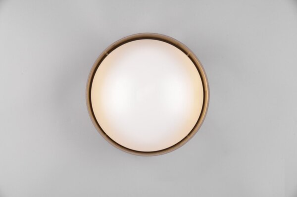 Marrone chiaro Plafoniera LED ø 30 cm Locarno - Reality