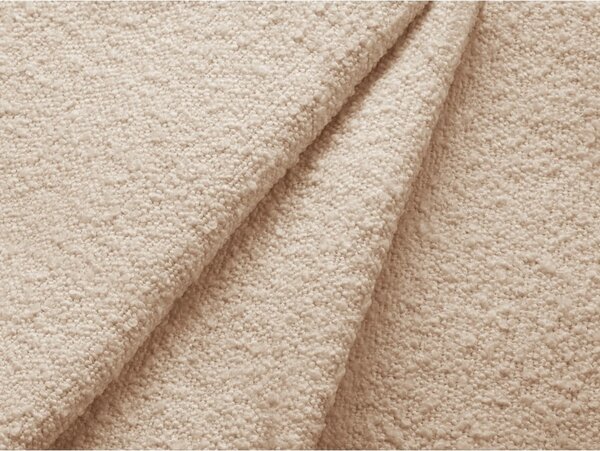 Divano letto in tessuto bouclé beige (angolo sinistro) Jodie - Micadoni Home