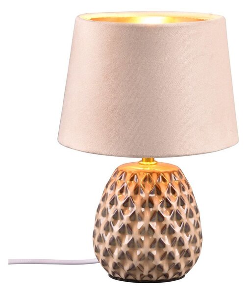Lampada da tavolo beige (altezza 27 cm) Ariana - Reality