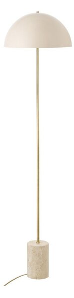 Lampada da terra beige con paralume in metallo (altezza totale 155 cm) Sheffield – House Nordic
