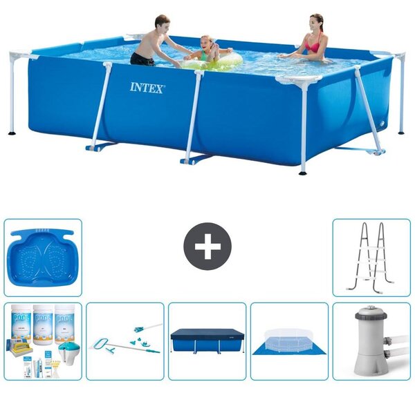 Piscina fuori terra rettangolare - 300x200x75 cm - 8 pezzi - Modello S20050