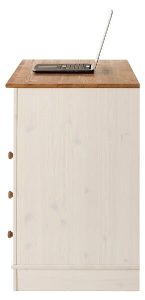Scrivania con piano in legno di pino 50x140 cm Anita - Støraa