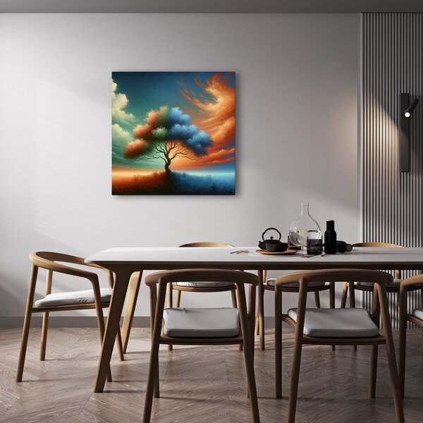 Quadro su tela – Albero della vita tra gli elementi