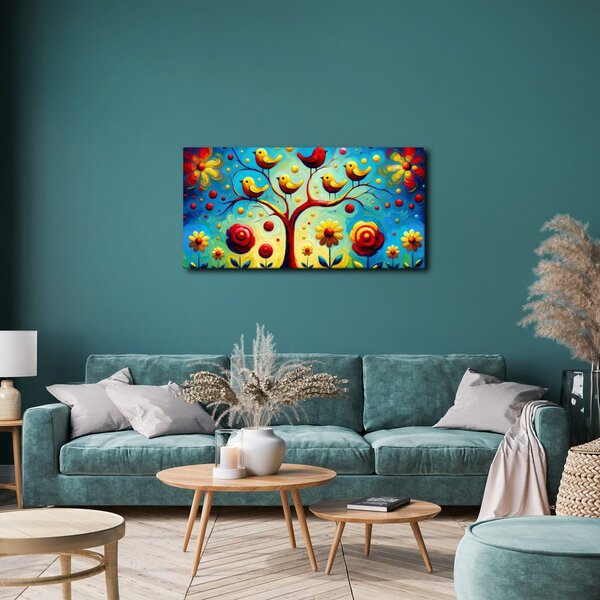 Quadro su tela – Albero della vita colorato