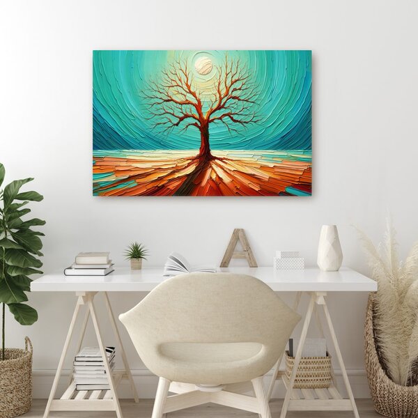 Quadro su tela – Albero della vita sotto il sole