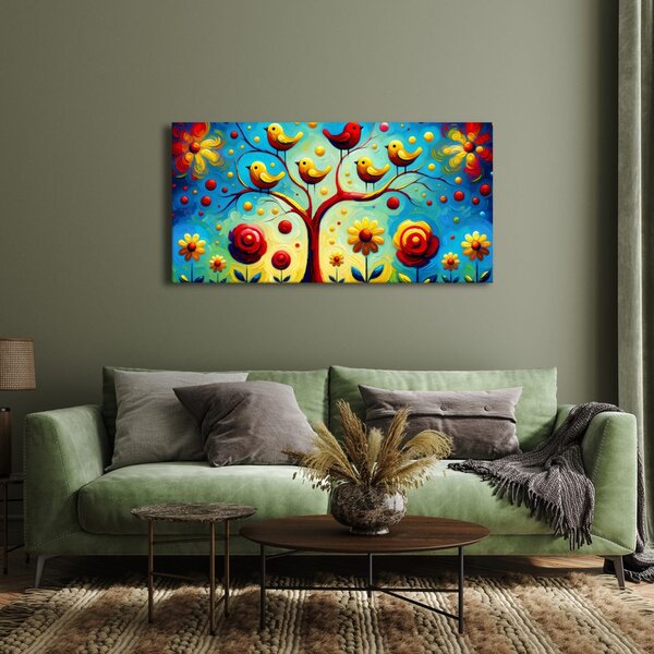 Quadro su tela – Albero della vita colorato