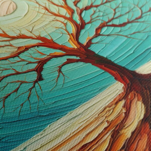 Quadro su tela – Albero della vita sotto il sole