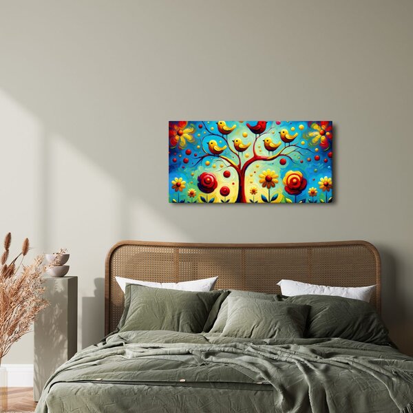 Quadro su tela – Albero della vita colorato