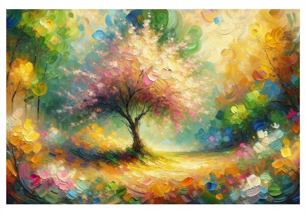Quadro su tela – Albero della vita in fiore