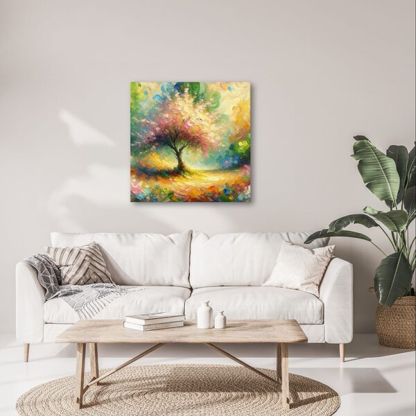 Quadro su tela – Pittoresco albero della vita autunnale