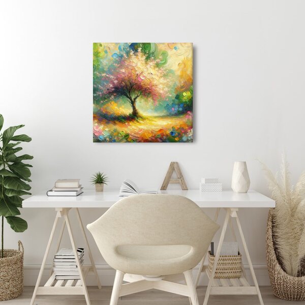 Quadro su tela – Pittoresco albero della vita autunnale