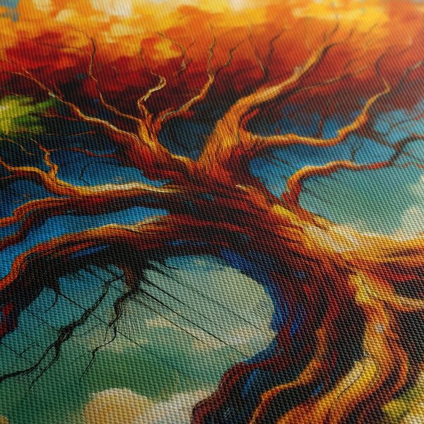 Quadro su tela – Albero della vita nei colori autunnali