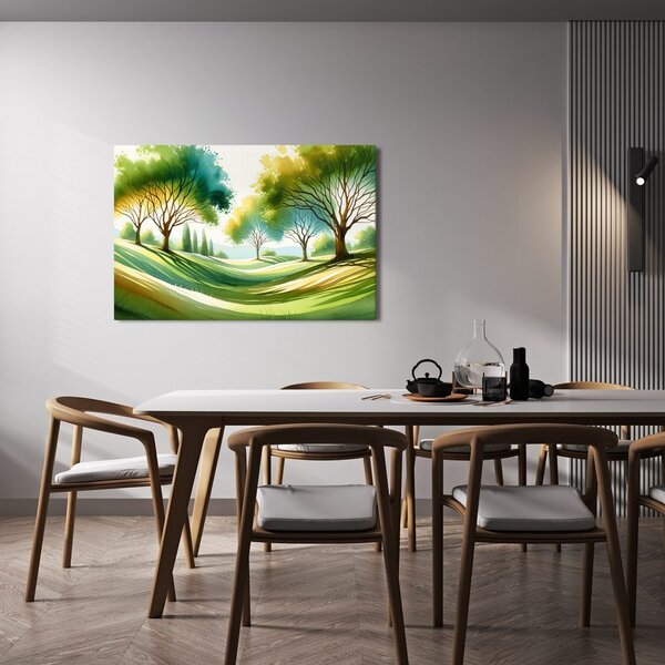 Quadro su tela – Paesaggio con alberi