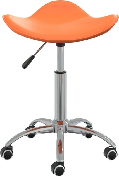 Sedia da Ufficio Arancione in Pelle finta