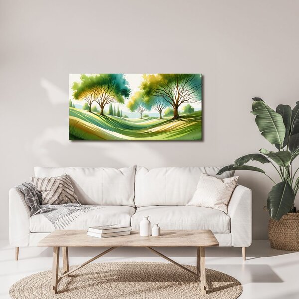 Quadro su tela – Luce solare nel parco