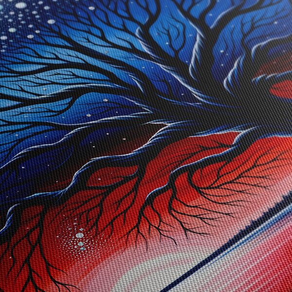 Quadro su tela – Albero della vita al tramonto