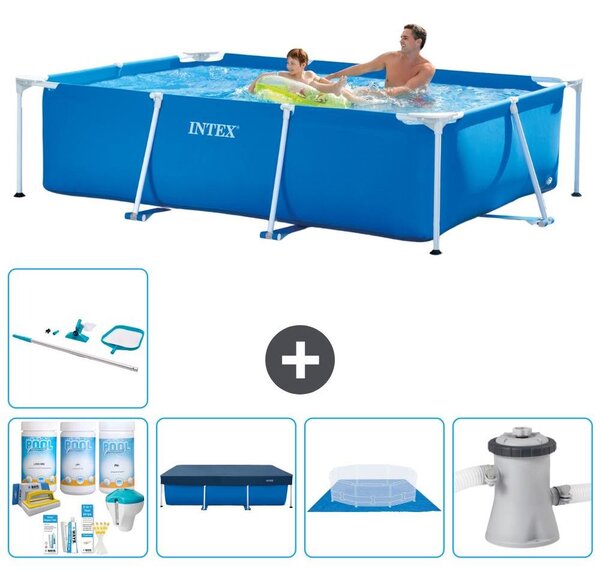 Piscina fuori terra rettangolare - 260x160x65 cm - composta da 6 elementi - modello S20025