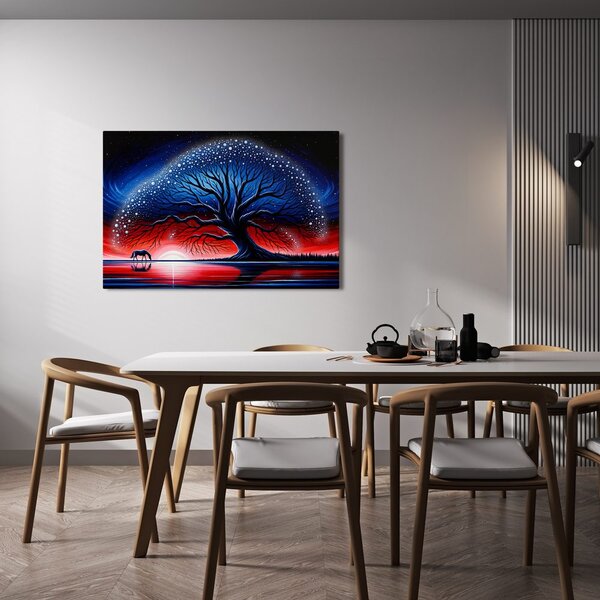 Quadro su tela – Albero della vita al tramonto