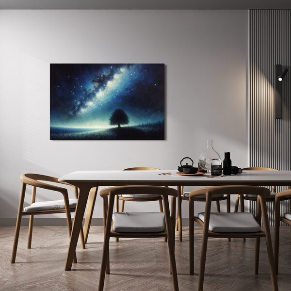 Quadro su tela – Albero della vita sotto le stelle