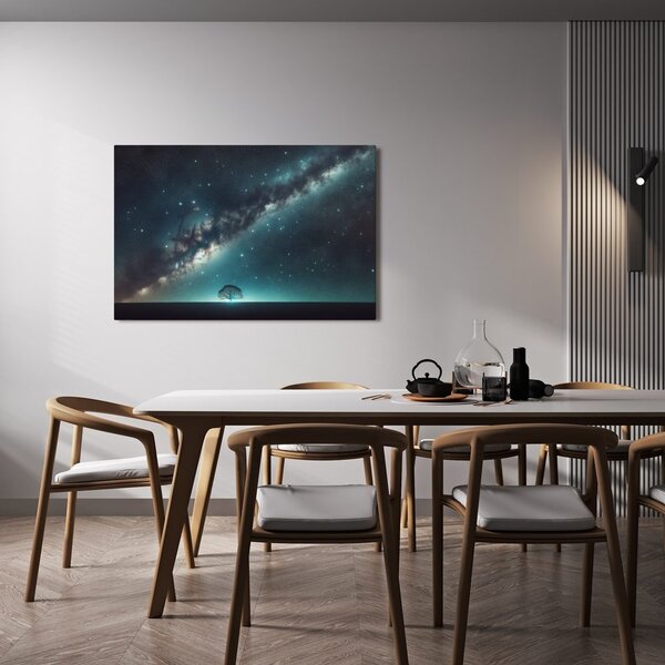 Quadro su tela – Albero della vita sotto le stelle