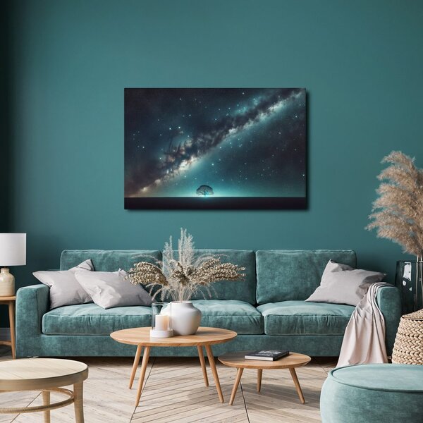 Quadro su tela – Albero della vita sotto le stelle