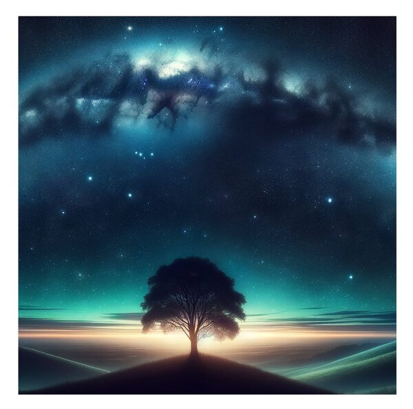 Quadro su tela – Albero della vita nello spazio