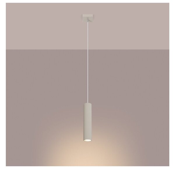 Lampadario color crema Gleam – Sollux