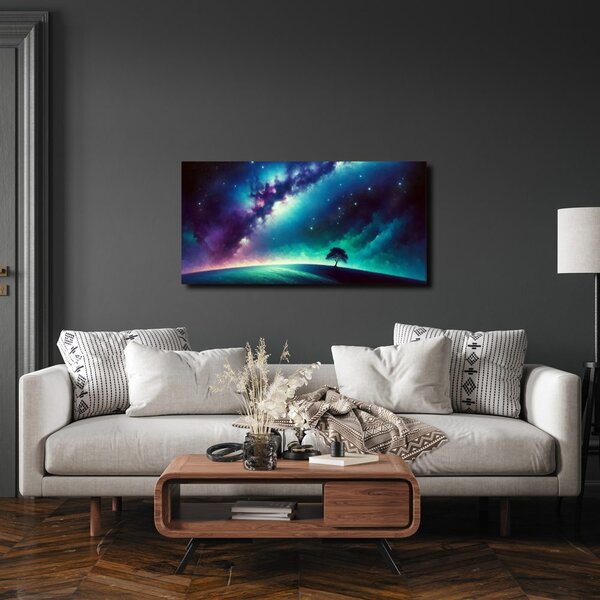 Quadro su tela – Albero della vita solitario nel paesaggio