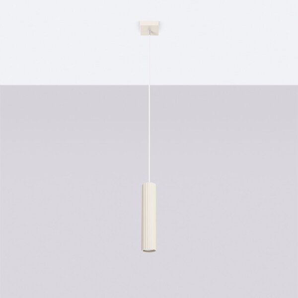 Lampadario color crema Gleam – Sollux