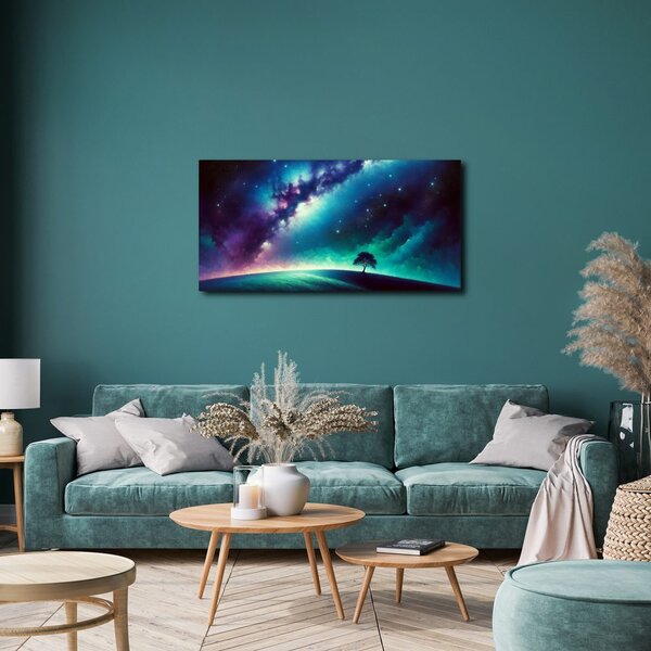 Quadro su tela – Albero della vita solitario nel paesaggio