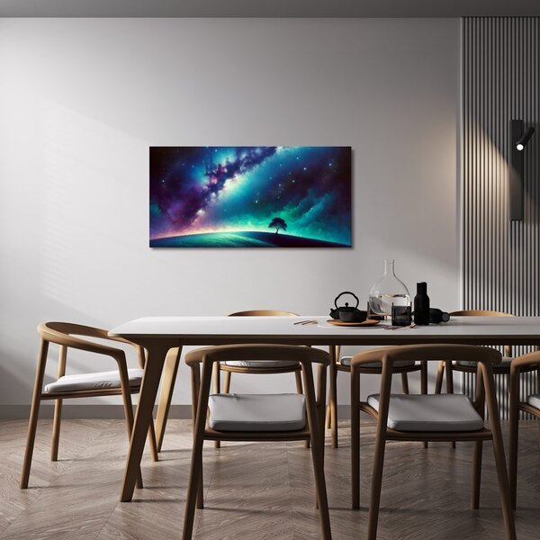 Quadro su tela – Albero della vita solitario nel paesaggio