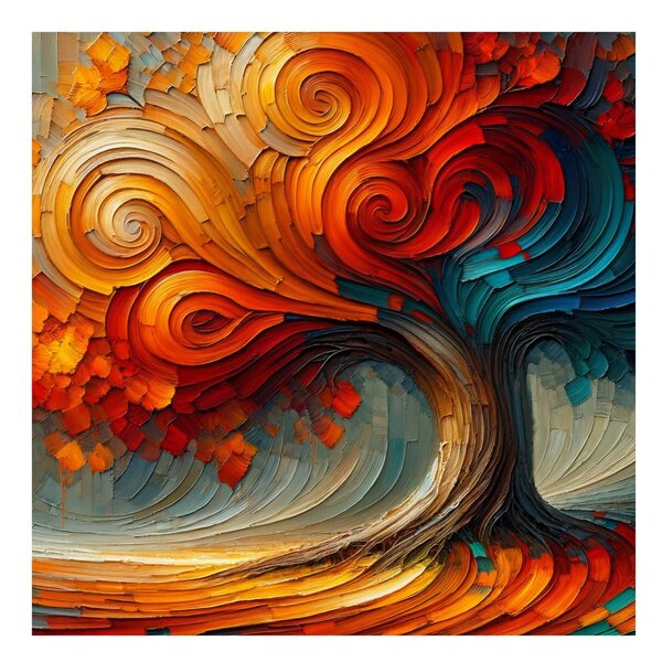 Quadro su tela – Energia dinamica dell'albero della vita
