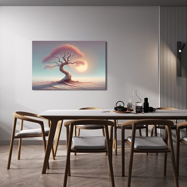 Quadro su tela – Albero della vita mistico al tramonto