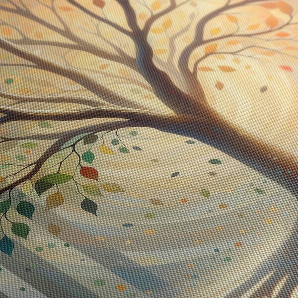 Quadro su tela – Albero della vita in sinfonia di colori