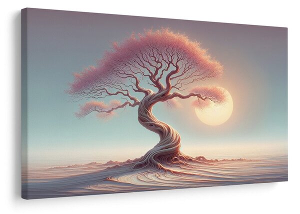 Quadro su tela – Albero della vita mistico al tramonto
