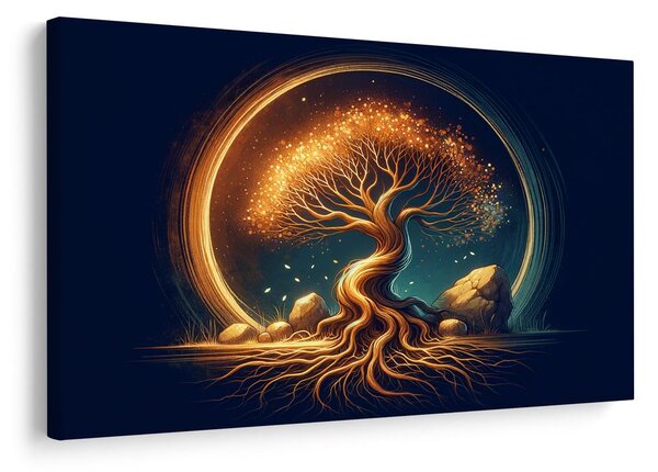 Quadro su tela – Albero della vita splendente