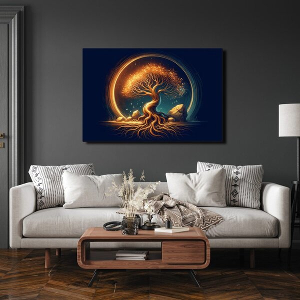 Quadro su tela – Albero della vita splendente