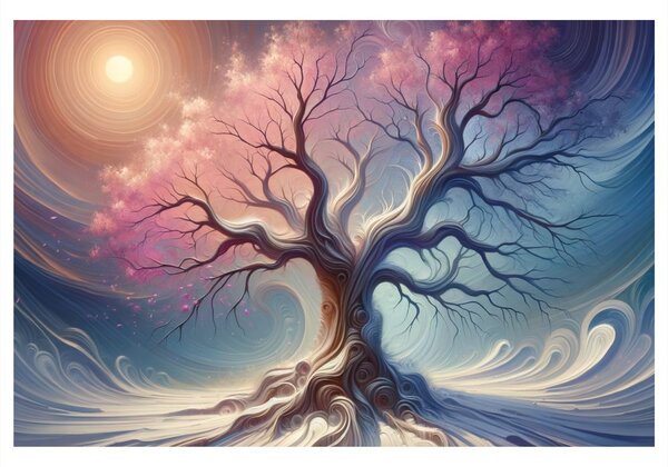 Quadro su tela – Albero della vita mistico