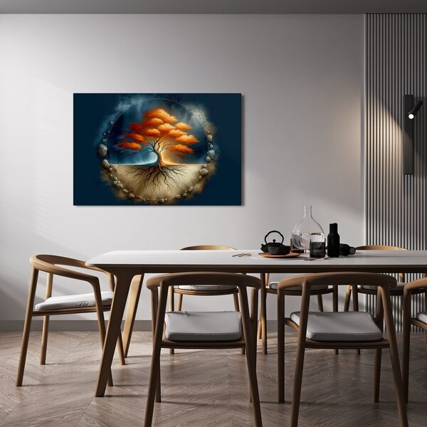 Quadro su tela – Albero della vita nel cerchio