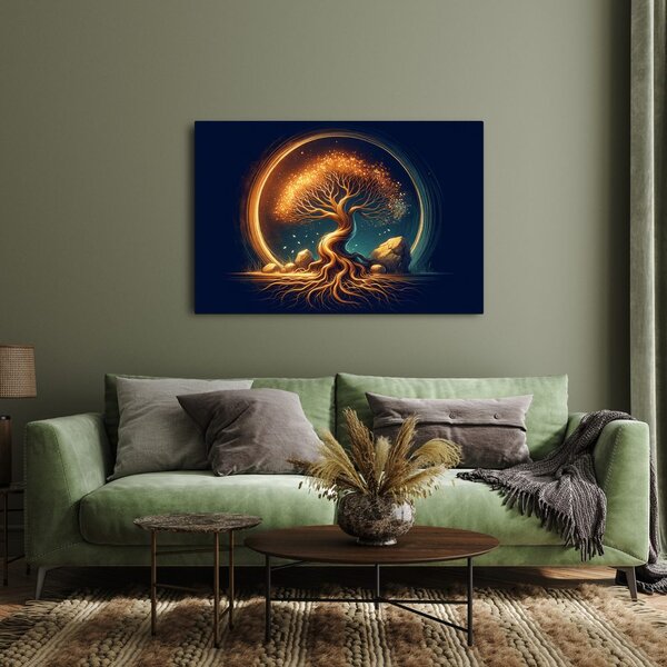 Quadro su tela – Albero della vita splendente