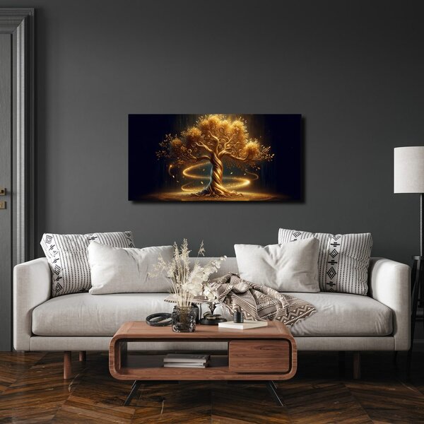 Quadro su tela – Albero della vita mistico di notte