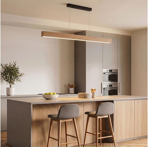 BRILAGI - Lampadario LED su cavo GARDALINE LED/90W/230V rovere