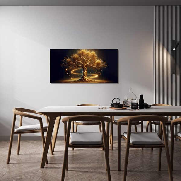 Quadro su tela – Albero della vita mistico di notte