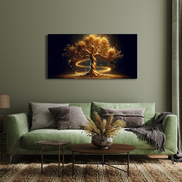 Quadro su tela – Albero della vita mistico di notte