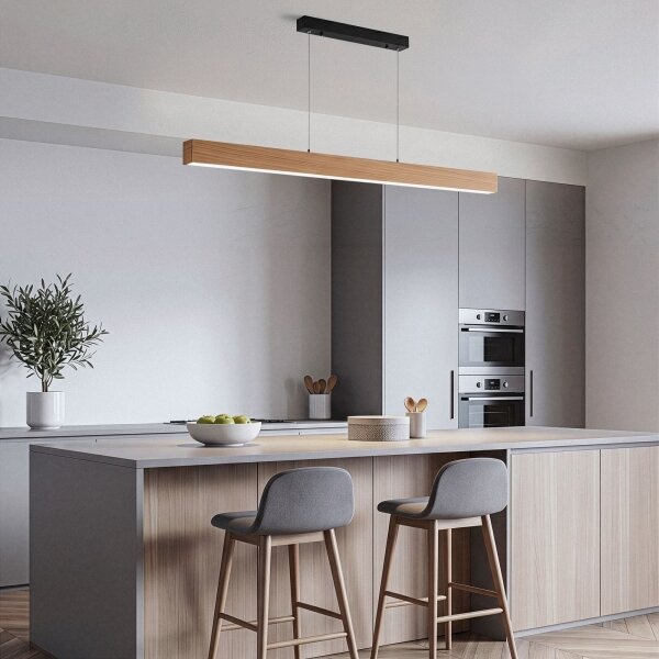 BRILAGI - Lampadario LED su cavo GARDALINE LED/90W/230V rovere